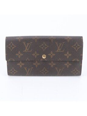 Louis Vuitton Monogram Pochette Porte Monnaie Credit Leather